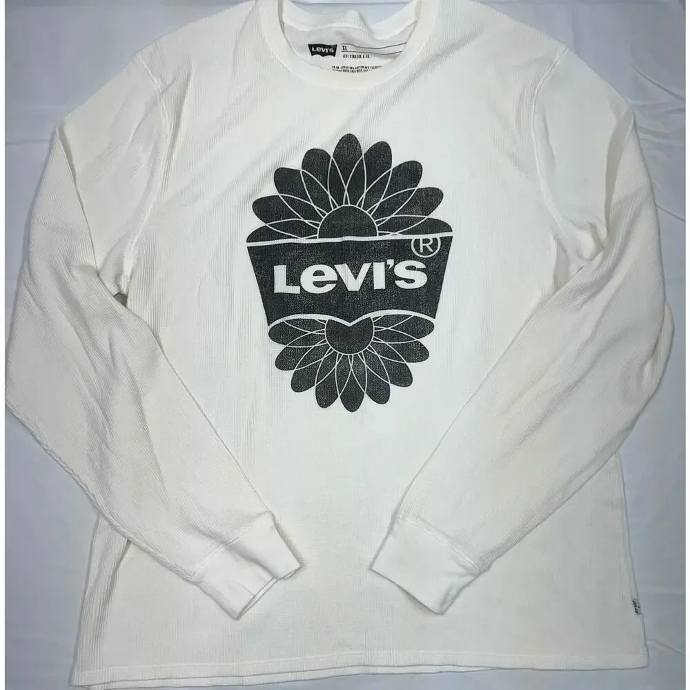Lot of 3 Levi’s Thermal Graphic Shirts Men XL
